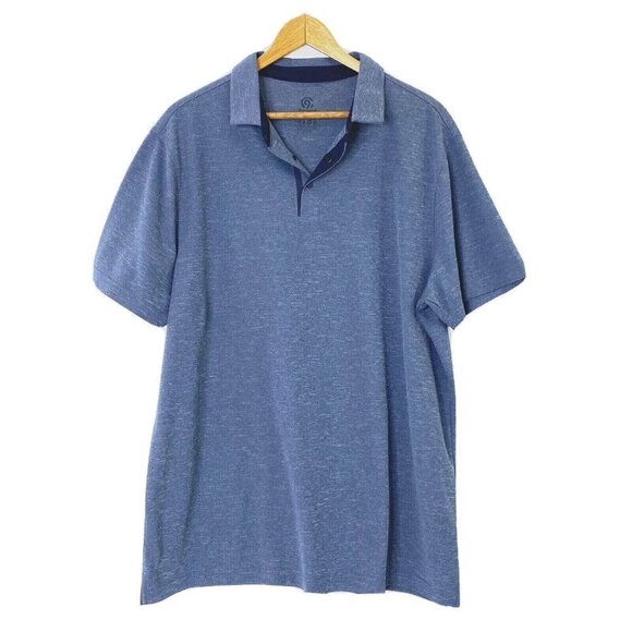 Champion Polo Shirt Mens size XL Short Sleeved Golf Athleisure Shirt Blue - Picture 1 of 4